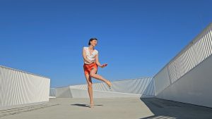 photo of young female swing dancer Maria Heckmann